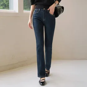캔마트 하이든 스판 일자 데님 팬츠