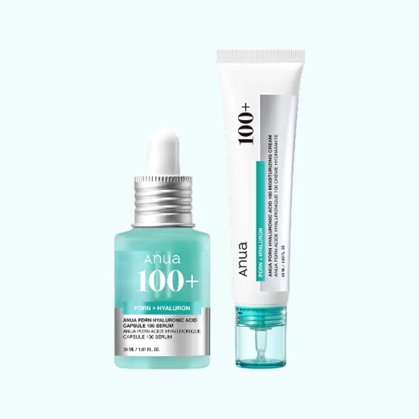 아누아 PDRN 히알루론산 콜라겐 팔자 눈밑 목 주름관리 세트 2종, 90ml, 세럼30ml+크림60ml