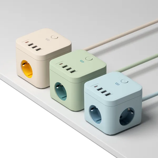 오아 큐브 멀티탭 PD35 대용량 4000W 콘센트 USB C타입 고용량 멀티 3구 어댑터