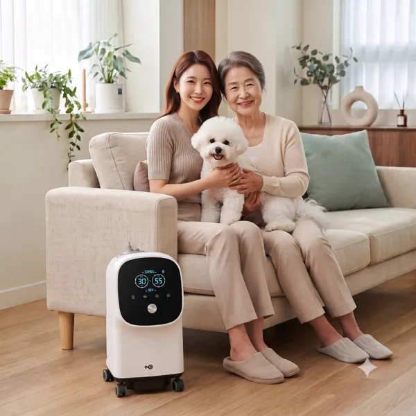 옥서스3 가정용 산소발생기 휴대용 강아지 고양이