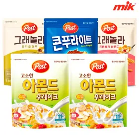포스트 고소한 아몬드 후레이크 620gx3개