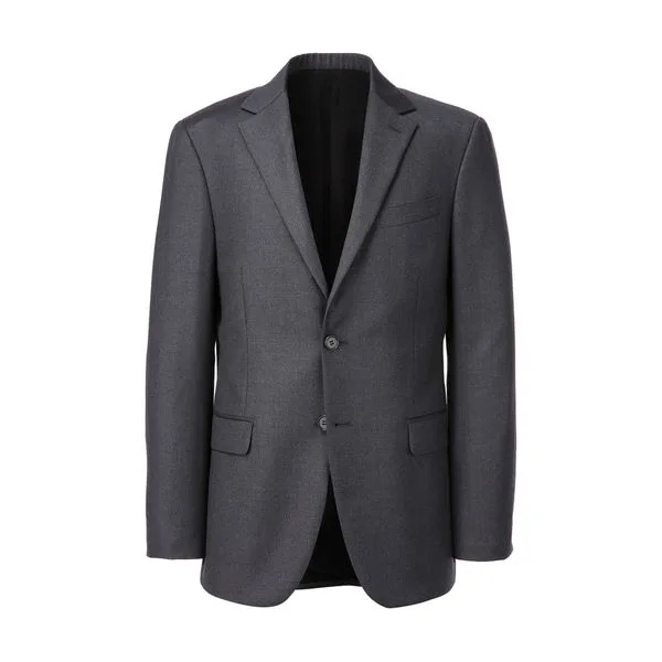 그레이 TechTailoring ZEGNA 솔리드 FW 수트 자켓 ARJA3C404G3