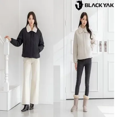 여성 데일리 간절기 아우터 자켓 L퍼카라 퀼팅 패딩자켓2 3BYPDFU501