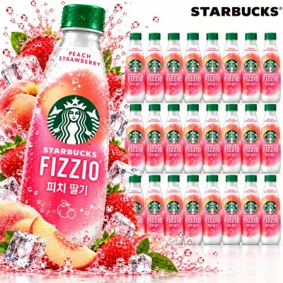스타벅스 피지오 피치딸기 400ml 24개