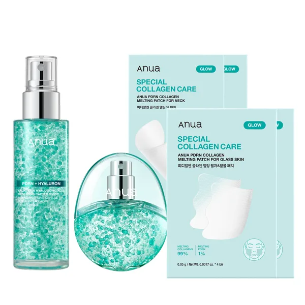 아누아 콜라겐 주름리프팅 SET (미스트100ml+미스트30ml+팔자패치 2개+넥패치 2개)