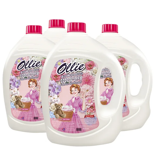 올리 베이비파우더 섬유유연제, 2.5L, 4개입
