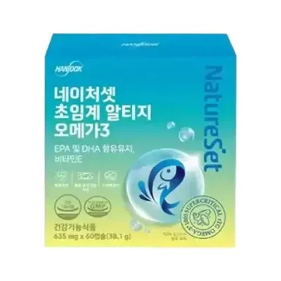 한독 네이처셋 초임계 알티지 오메가3 60캡슐, 1개