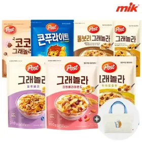 포스트 베스트 시리얼 모음[그래놀라/카카오호두/크랜베리아몬드/오곡코코볼/아몬드/콘푸라이트/오레오오즈]