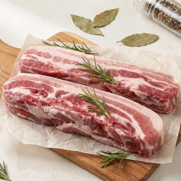 바베큐/수육용 통삼겹살 2KG (1kg+1kg)