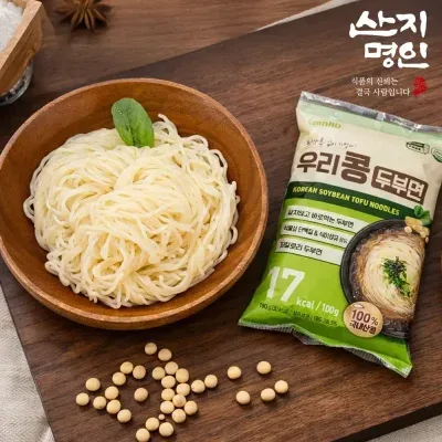 산지명인 100g당 17kcal 바로먹는 두부면/파로면 180g x 10팩 해썹인증