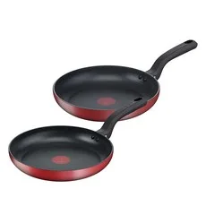 테팔 인덕션 딜라이트 프라이팬 세트 2개, 레드, 프라이팬 24cm+프라이팬 28cm, 1세트