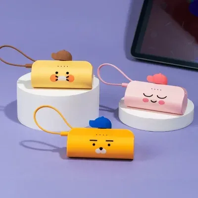 카카오프렌즈 힙스터 도킹형 보조배터리 5000mAh (C타입/8핀)