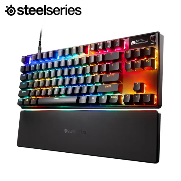 스틸시리즈 Apex Pro Gen 3 자석축 게이밍 키보드 블랙/TKL/영문자판, 마그네틱축