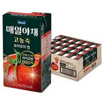 매일야채 고농축 토마토의 힘, 125ml, 24개