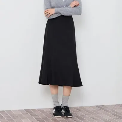 (더틸버리) 백 밴딩 머메이드 스커트 TS9N0SK071