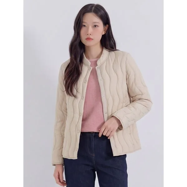 구스 다운 밴드넥 자켓 LCLWOA22