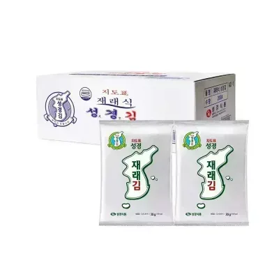 지도표 성경김 조미 재래 전장김 30g X 20봉 (1박스)