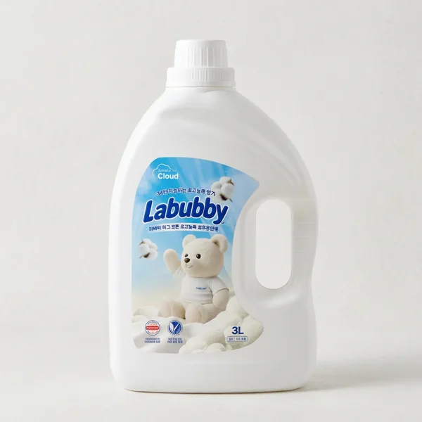 라버비 초고농축 섬유유연제, 허그코튼, 3L, 2개