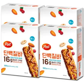 포스트 단백질바 500g X 4개