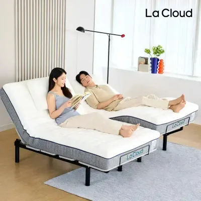 라클라우드 모션베드 EZ모션 SS + 메모리폼 매트리스 SS20cm / 전동침대 (슈퍼싱글)