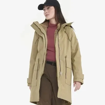 T-KIT 고어텍스 피시테일 롱자켓 AIW24WOUT008RUSTIC