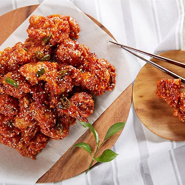 만석닭강정 뼈 (보통맛)