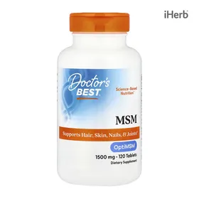 닥터스베스트 식이유황 120정, OptiMSM함유, 비건 콜라겐 미네랄