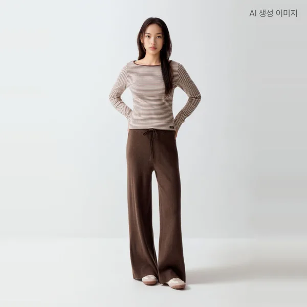 [소프트얀] 스파오 여성 니트 팬츠 SPKKG49W01 (셋업)