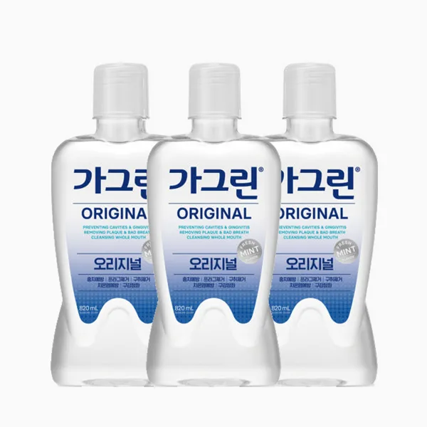 가그린 동아제약 가그린 820ml x 3개/5개 (제로/오리지널)