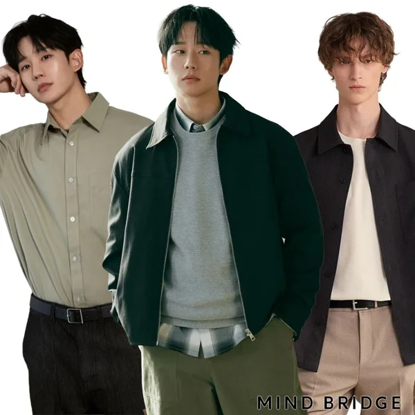 마인드브릿지 테이퍼드 투톤 밴딩 팬츠_4colors