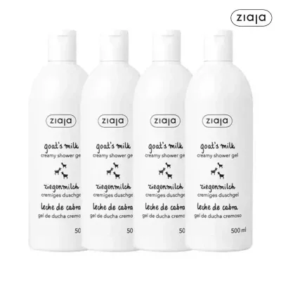 지아자 산양유 크리미 바디워시 500ml 4개