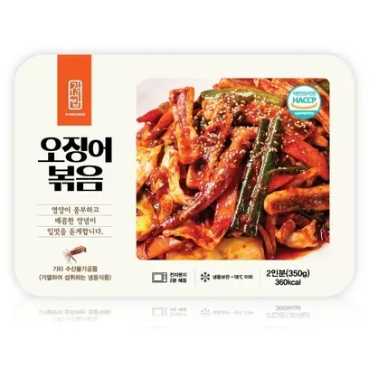 [딜크릿]김씨밥 오징어볶음 (냉동) 350g*2팩