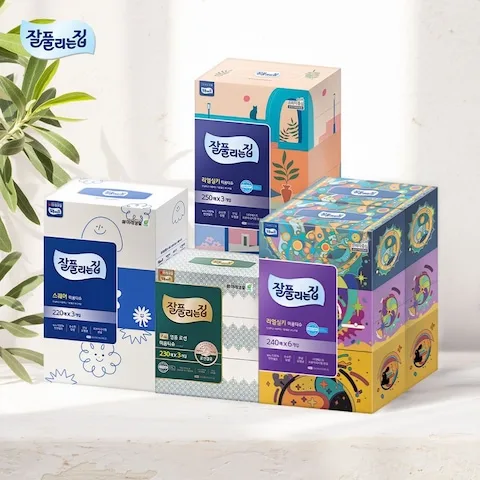 잘풀리는집 리얼실키 미용티슈 250매 24팩