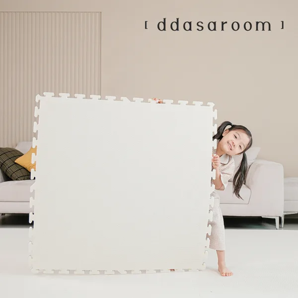 따사룸 층간소음 놀이방 퍼즐매트 바닐라아이보리 100x100x2.5cm