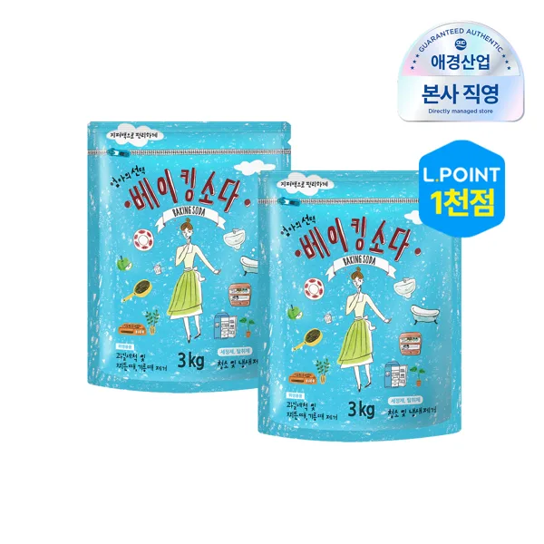 [애경] 엄마의선택 베이킹소다 3kg*2개/4개