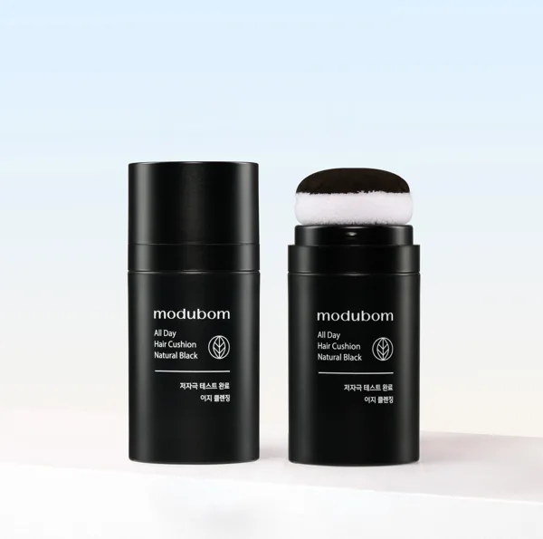 모두봄 올데이 헤어쿠션 더블세트 헤어라인쉐도우 여성 남자 흑채 16g 2개
