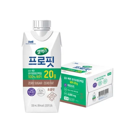 셀렉스 프로핏 스포츠 WPI 드링크 초콜릿 330ml 24팩